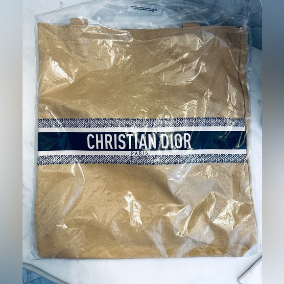 DIOR BEAUTY TOTE & RAFFIA CROSSBODY ROPE CINCH POUCH W/LIPPIE-3 SAMPLES-3 DUSTY - Picture 11 of 13